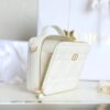 Replica Dior Caro Box Bag White - high-end replica designer purse