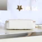 Replica Dior Caro Laatikko Laukku Valkoinen
