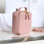 Réplique du sac Dior Caro Box rose