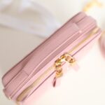 Réplique du sac Dior Caro Box rose