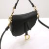 Replica Dior Saddle Bag Small Black - elite factory replica handbag