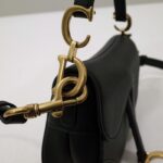 Replica Dior Saddle Bag Small Black - top-grade luxury bag dupe