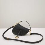 Replica Dior Saddle Bag Small Black - designer handbag clone