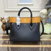 Fake Louis Vuitton On My Side Black – Brown - ultra-realistic fake purse