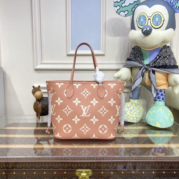 Replika torebki Louis Vuitton Neverfull MM Pink - 1:1 replika torebki premium