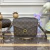 Fake Louis Vuitton Pochette Metis Shoulder Bag Brown - ultra-realistic fake purse