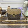 Replica Louis Vuitton Pochette Metis Brown Canvas - high-end replica designer purse