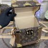 Replica Louis Vuitton Camera Box Brown Classic - premium superclone handbag
