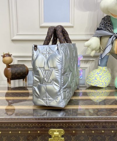 Fake LV Onthego Silver Soft - premium superclone handbag