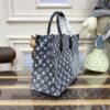 Replica LV Onthego Black Denim - high-end replica designer purse