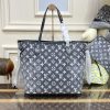 Fake Louis Vuitton Neverfull MM Denim - premium superclone handbag