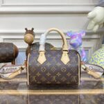 Replika Louis Vuitton Speedy Bandouliere 20 Brun - designer taske i duplikat kvalitet