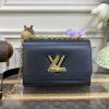 Fake Louis Vuitton Twist Black With Chain - ultra-realistic fake purse