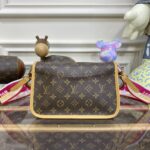Replica Louis Vuitton Nano Diane Satchel Pink Strap