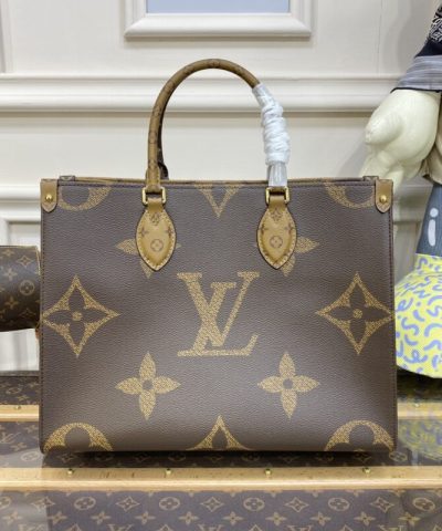 Fake Louis Vuitton Onthego Brown Canvas - top-grade luxury bag dupe