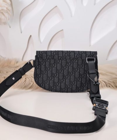 Replica Dior Messenger Black Oblique - ultra-realistic fake purse