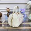 Replica Louis Vuitton Speedy Bandouliere 20 White Pink - top-grade luxury bag dupe