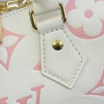 Replica Louis Vuitton Speedy Bandouliere 20 White Pink