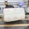 Replica Louis Vuitton Speedy Bandouliere 20 White Pink - designer handbag clone