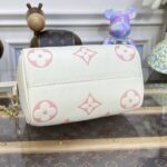 Replica Louis Vuitton Speedy Bandouliere 20 White Pink - designer handbag clone