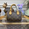 Replica Louis Vuitton Speedy Nano Brown - top-grade luxury bag dupe