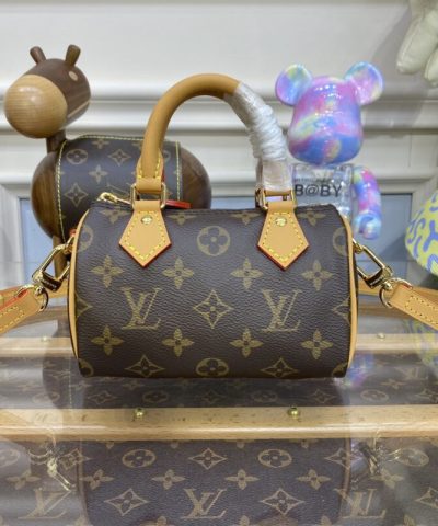 Replica Louis Vuitton Speedy Nano Brown - top-grade luxury bag dupe