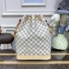 Fake Louis Vuitton Noe Bucket White Grid MM - best quality fake designer bag