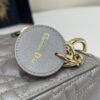 Fake Lady Dior Mini Grey Sillver - designer handbag clone
