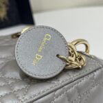 Replica Lady Dior Mini Grey Sillver