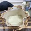 Fake Louis Vuitton Noe Bucket White Grid - 1:1 premium replica handbag
