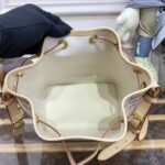 Replica Louis Vuitton Noe Bucket White Grid - 1:1 premium replica handbag