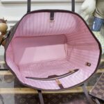 Replica Louis Vuitton Neverfull MM Grid Pink Inside