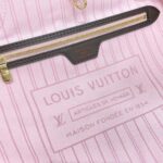 Replica Louis Vuitton Neverfull MM Grid Pink Inside