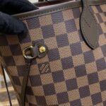 Replica Louis Vuitton Neverfull MM Grid Pink Inside