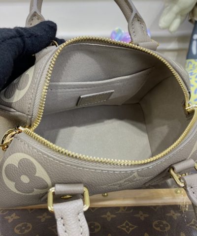 Replica Louis Vuitton Speedy Bandouliere 20 Milk Beige - high-end replica designer purse