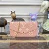 Fake Louis Vuitton Félicie Pochette Pink - premium superclone handbag