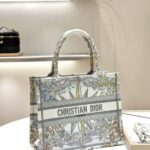 Replica Dior Tote Book Grey Lucky Star