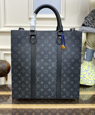 Replica Louis Vuitton Sac Plat M Black - elite factory replica handbag