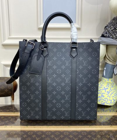 Replica Louis Vuitton Sac Plat M Black - high-end replica designer purse