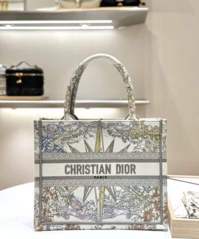 Replica Dior Tote Book Grey Lucky Star - best quality fake designer bag