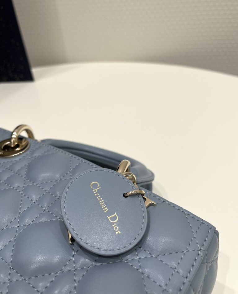 Dior Lady D-Joy Bag  Blue - Image 8