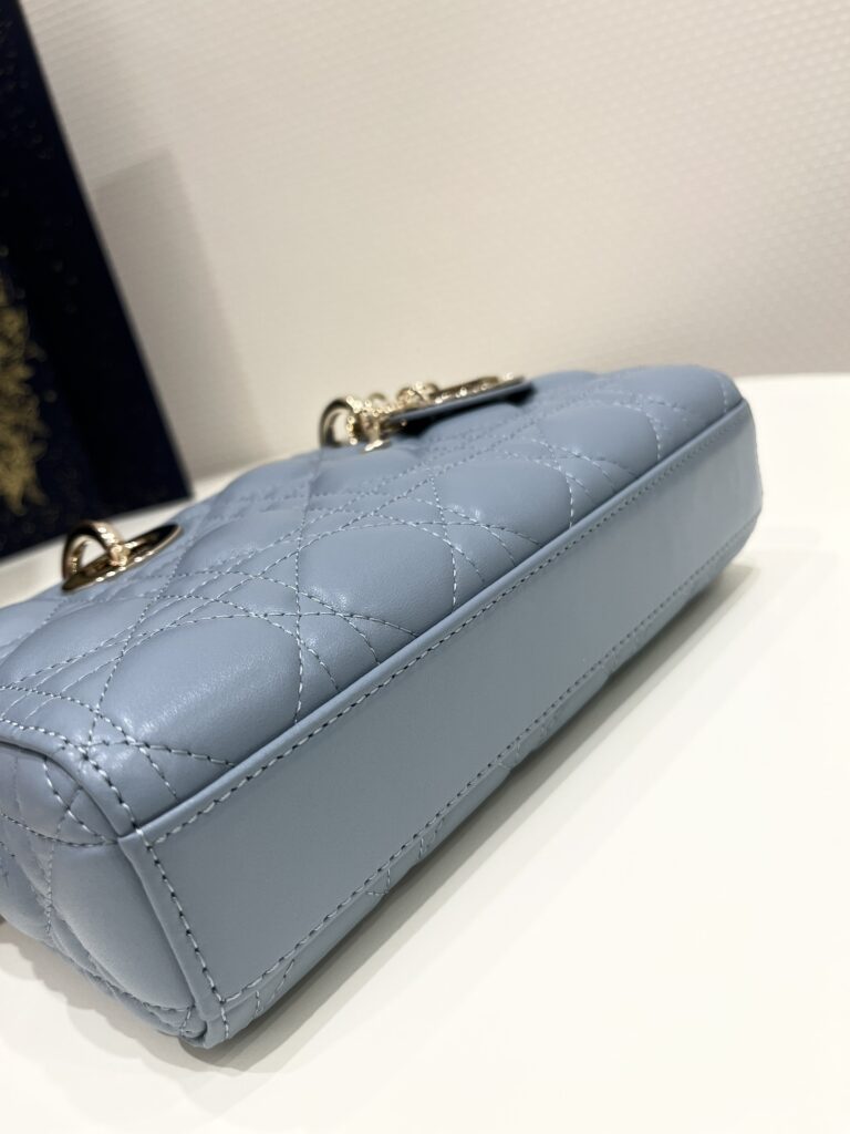 Dior Lady D-Joy Bag  Blue - Image 9