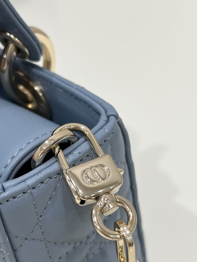 Dior Lady D-Joy Bag  Blue - Image 3