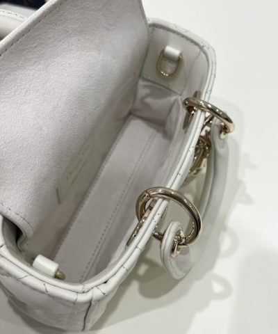Replica Lady D – Joy Mini Bag White - high-end replica designer purse