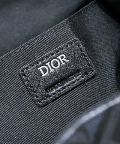 Fake Dior Hit The Road Backpack Diamond Black - 1:1 premium replica handbag