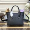 Replica Louis Vuitton On My Side PM Full Black - high-quality designer bag dupe