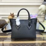 Replica Louis Vuitton On My Side PM Full Black - high-quality designer bag dupe