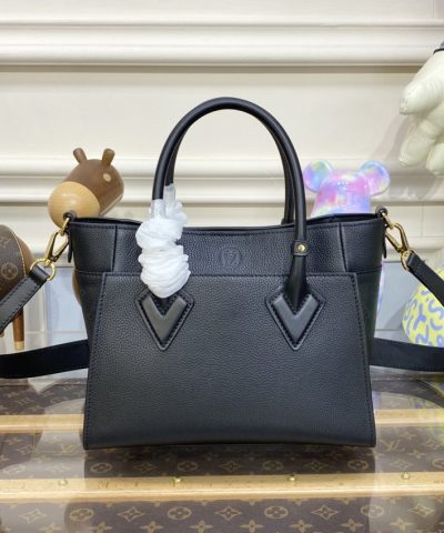 Replica Louis Vuitton On My Side PM Full Black - high-quality designer bag dupe