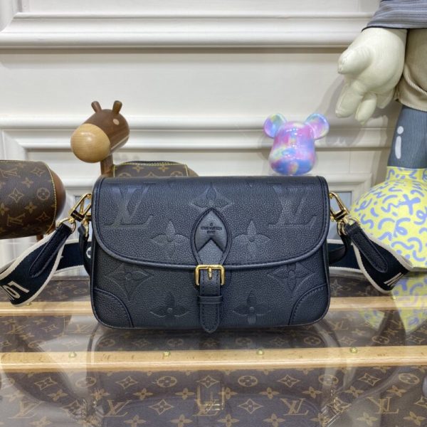 Replica Louis Vuitton Nano Diane Satchel Black