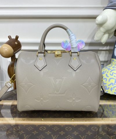 Replica Louis Vuitton Speedy Bandouliere 25 Beige - 1:1 premium replica handbag
